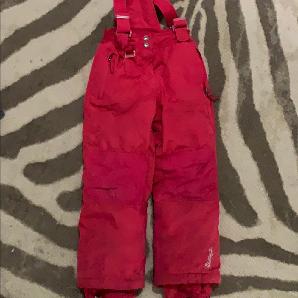 Weatherproof 32 pink snow pants size 7/8